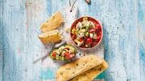 Focaccia met Italiaanse kruiden Focaccia met Italiaanse kruiden