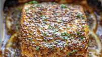 Baked Honey Mustard Salmon Baked Honey Mustard Salmon