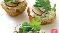 Tostadas de Rábano Nori Tostadas de Rábano Nori