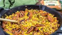 Corn Maque Choux with Smoked Andouille Chicken Sausage Corn Maque Choux with Smoked Andouille Chicken Sausage