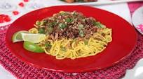 Dan Dan noodles with spicy pork Dan Dan noodles with spicy pork