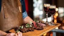 Grilled whole bavette Grilled whole bavette