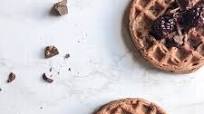 Triple chocolate waffles Triple chocolate waffles