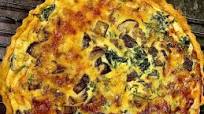 Spinach, Mushroom and Goat Cheese Quiche Spinach, Mushroom and Goat Cheese Quiche