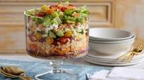 Greek Layered Salad Greek Layered Salad