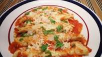 Receta de Enchiladas rojas de queso al horno Receta de Enchiladas rojas de queso al horno