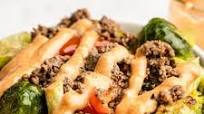 Beef & Veggie Bowls with Comeback Sauce Beef & Veggie Bowls with Comeback Sauce