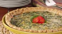 Cheesy Spinach Quiche Cheesy Spinach Quiche