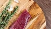 Venison Back strap on the smoker Venison Back strap on the smoker