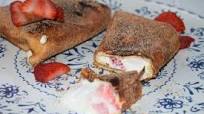 Chimichangas dulces de fresa Chimichangas dulces de fresa