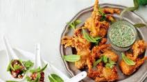 Soft shell crab with coconut dressing Soft shell crab with coconut dressing