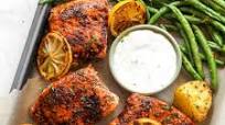 Sheet Pan Chili-Lemon Salmon Dinner Sheet Pan Chili-Lemon Salmon Dinner