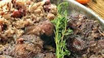 Jerk Oxtails with Rice & Peas Jerk Oxtails with Rice & Peas