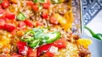 Beef Taco Casserole Beef Taco Casserole