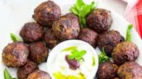Baked Mint Meatballs - Albanian Qofte Baked Mint Meatballs - Albanian Qofte
