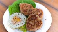 Keto Shrimp and Pork Burger with Egg Keto Shrimp and Pork Burger with Egg