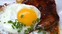 Bourbon-Glazed Pork Chops and Fried Eggs Recipe Bourbon-Glazed Pork Chops and Fried Eggs Recipe