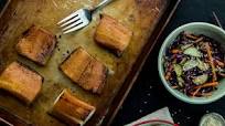Miso Glazed Alaska Sablefish with Sesame Ginger Cucumber Salad Miso Glazed Alaska Sablefish with Sesame Ginger Cucumber Salad