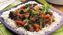 Slow-Cooked Chop Suey over Rice Slow-Cooked Chop Suey over Rice