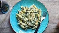 Palak Paneer Pasta Palak Paneer Pasta