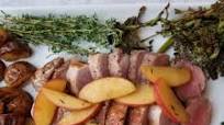 Spiced Pork Tenderloin with Bourbon Apples Spiced Pork Tenderloin with Bourbon Apples