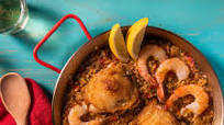 Stovetop Paella Mixta for Two With Chicken and Shrimp Recipe Stovetop Paella Mixta for Two With Chicken and Shrimp Recipe