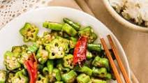 Four-Ingredient Okra Stir-fry Four-Ingredient Okra Stir-fry