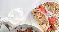 Tempeh Gyros with Tzatziki Tempeh Gyros with Tzatziki