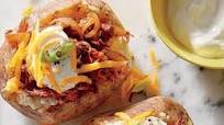 BBQ Beef-Stuffed Potatoes BBQ Beef-Stuffed Potatoes
