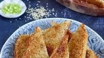 Shrimp Toast (蝦多士), Pan-fried or Air-fried Shrimp Toast (蝦多士), Pan-fried or Air-fried