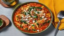 Calorie Smart Stewed Harissa Chicken with Peppers, Zucchini and Feta Calorie Smart Stewed Harissa Chicken with Peppers, Zucchini and Feta