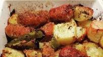 Baked Sausage Peppers and Potatoes Baked Sausage Peppers and Potatoes