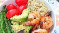 Grilled Shrimp Asparagus Quinoa Bowl Grilled Shrimp Asparagus Quinoa Bowl