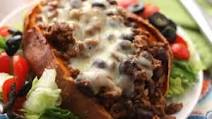 Beef and Black Bean Stuffed Baked Potatoes Beef and Black Bean Stuffed Baked Potatoes