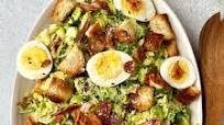 Warm Brussels Sprouts Caesar Salad Warm Brussels Sprouts Caesar Salad