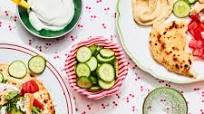 10-Minute Chicken Flatbreads with Hummus and Yogurt 10-Minute Chicken Flatbreads with Hummus and Yogurt