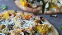 Roasted Veggie Flatbread Pizza Roasted Veggie Flatbread Pizza