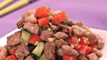 Chinese Sauteed Diced Pork With Vegetables Recipe Chinese Sauteed Diced Pork With Vegetables Recipe