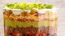 Layered Taco Salad Layered Taco Salad