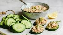 Crab Salad Cucumber Stacks Crab Salad Cucumber Stacks
