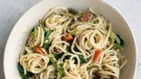 Spaghetti Alfredo with Spinach and Mushrooms Spaghetti Alfredo with Spinach and Mushrooms