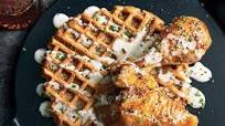 Cheddar, Chive, and Chicken Waffles Cheddar, Chive, and Chicken Waffles