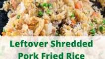 Shredded Pork Fried Rice Recipe On The Blackstone Shredded Pork Fried Rice Recipe On The Blackstone