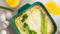 Cheesy Asparagus Frittata Cheesy Asparagus Frittata