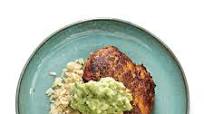 Cumin-Rubbed Chicken with Guacamole Sauce Cumin-Rubbed Chicken with Guacamole Sauce