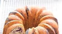 Marbled Blueberry Bundt Cake Marbled Blueberry Bundt Cake