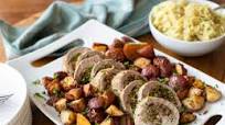 Mushroom Stuffed Dijon Pork Tenderloin Mushroom Stuffed Dijon Pork Tenderloin