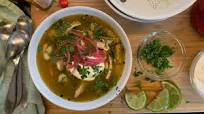 Pozole with Pinto Beans and Queso Fresco Pozole with Pinto Beans and Queso Fresco