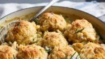 Herby Chicken Pot Pie with Easy Biscuit Crust Herby Chicken Pot Pie with Easy Biscuit Crust