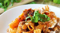 Baked Ziti with Mushrooms and Meatballs Baked Ziti with Mushrooms and Meatballs